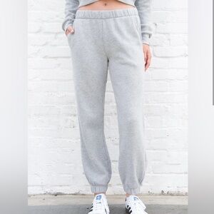 Brandy Melville Rosa Grey Sweatpants Joggers Womens One Size
